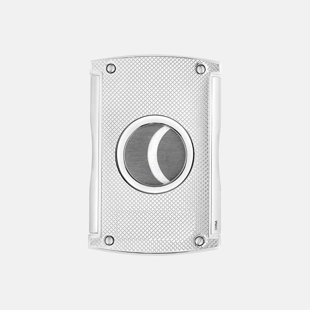 Coupe cigare ST Dupont - Maxijet Chrome Quadrillé