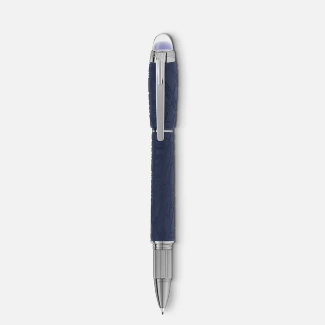 Mont-Blanc - Stylo Roller - Starwalker SpaceBlue Résin Montblanc