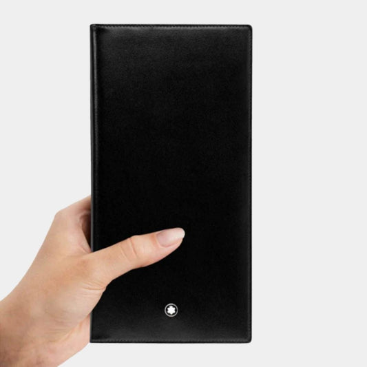Portefeuille Montblanc long 6cc - Collection Meisterstuck Noir Montblanc