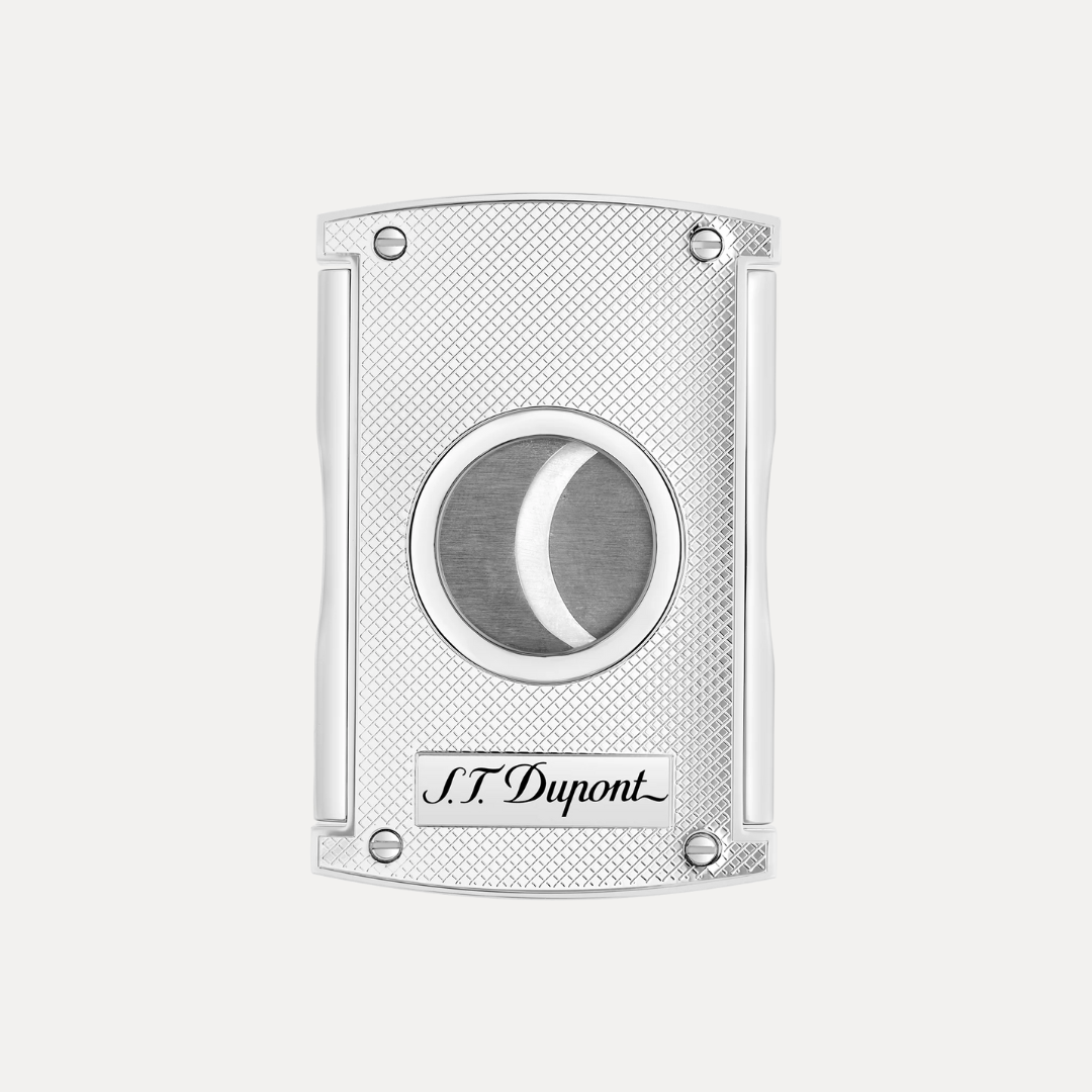 Coupe cigare ST Dupont - Maxijet Chrome Quadrillé