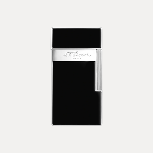 Briquet S.T Dupont - Biggy - Laqué noir / Argenté