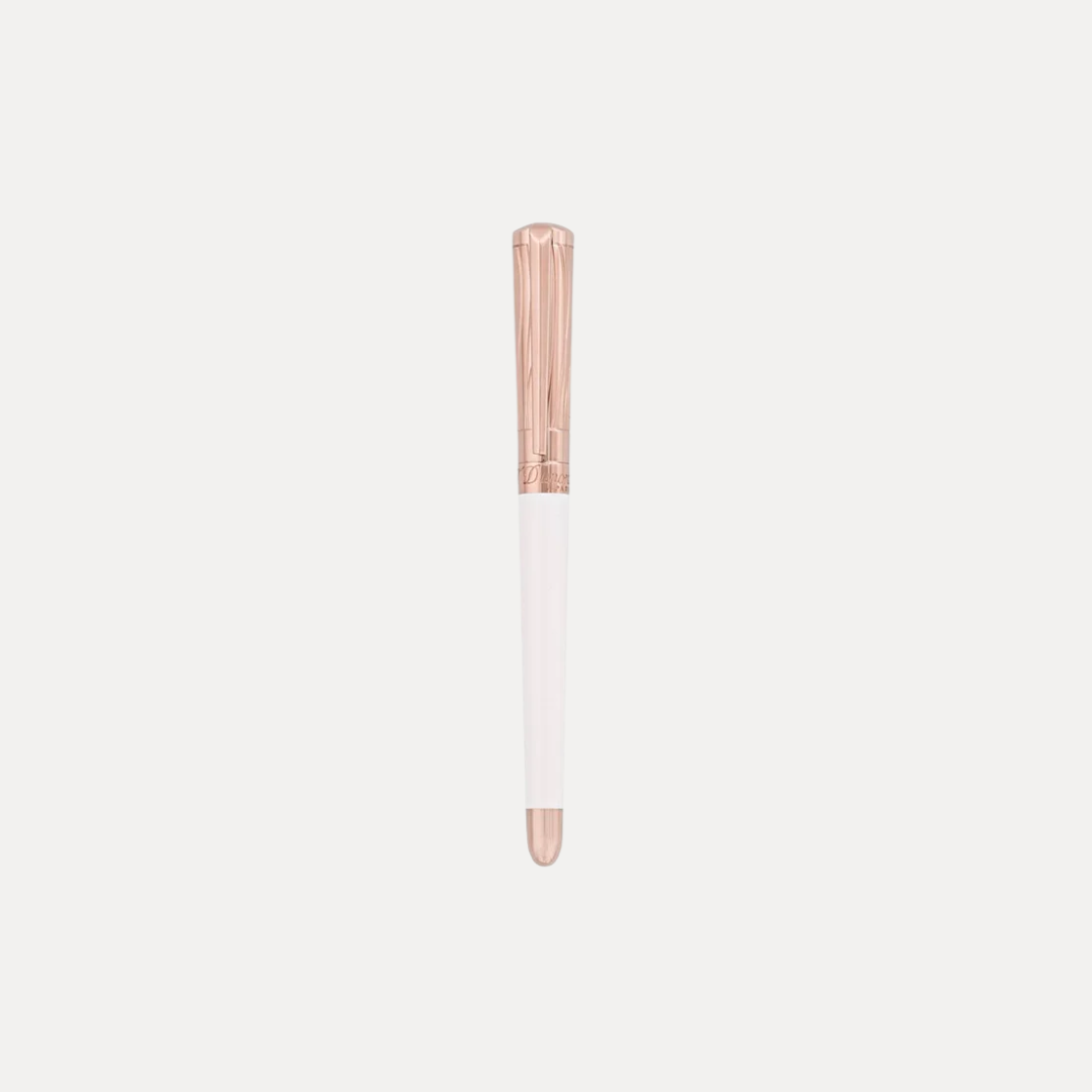 Stylo Plume S.T Dupont - Collection Liberté - Blanc / Rose