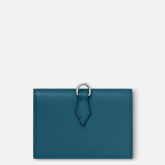 Montblanc - Porte cartes 4CC - Collection Sélection Soft bleu Montblanc