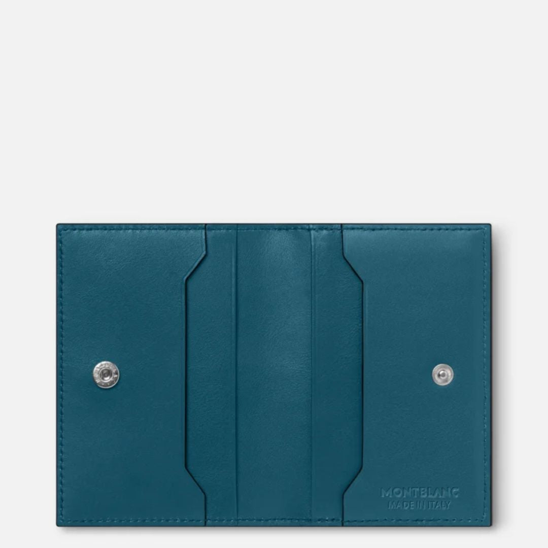 Montblanc - Porte cartes 4CC - Collection Sélection Soft bleu Montblanc
