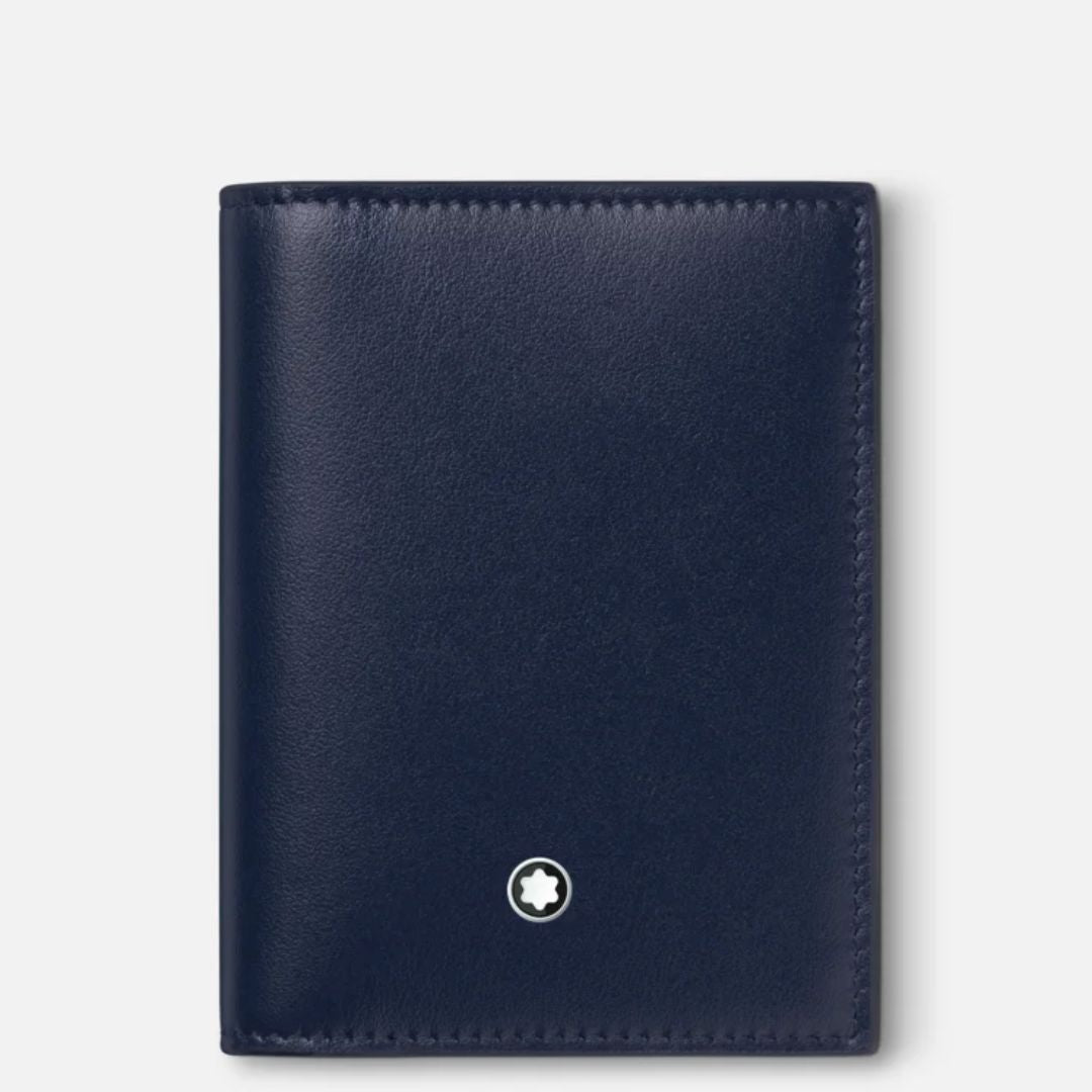 Portefeuille 4cc Montblanc- Meisterstuck bleu Montblanc
