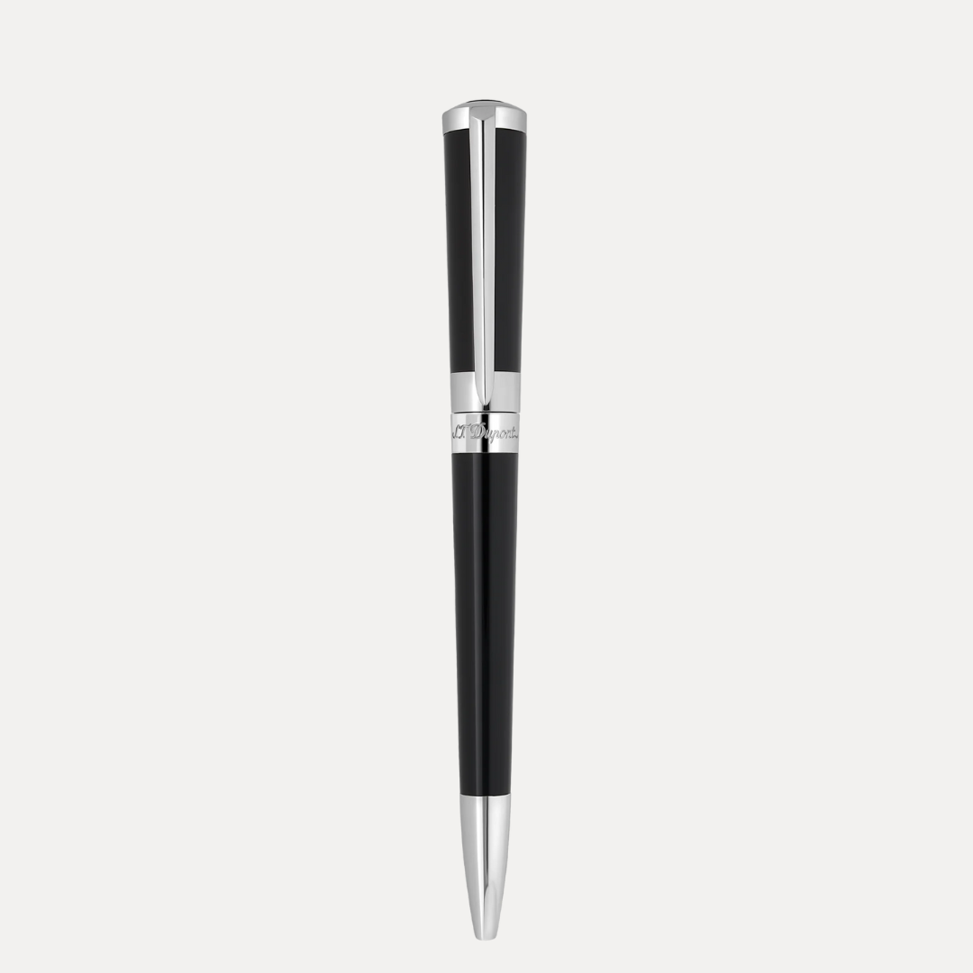 Stylo Bille S.T Dupont - Collection Liberté Noir et chrome