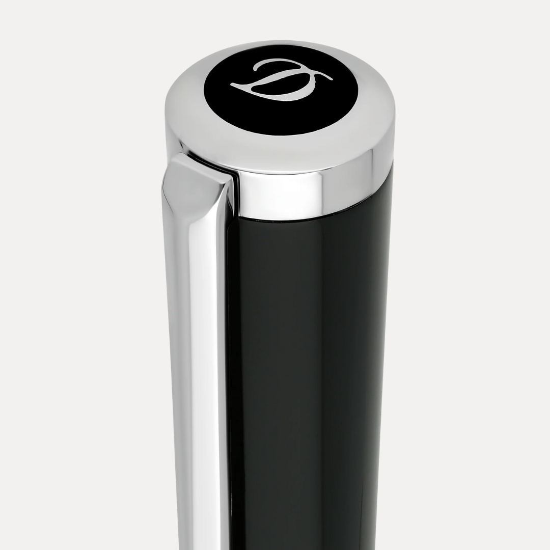 Stylo Bille S.T Dupont - Collection Liberté Noir et chrome