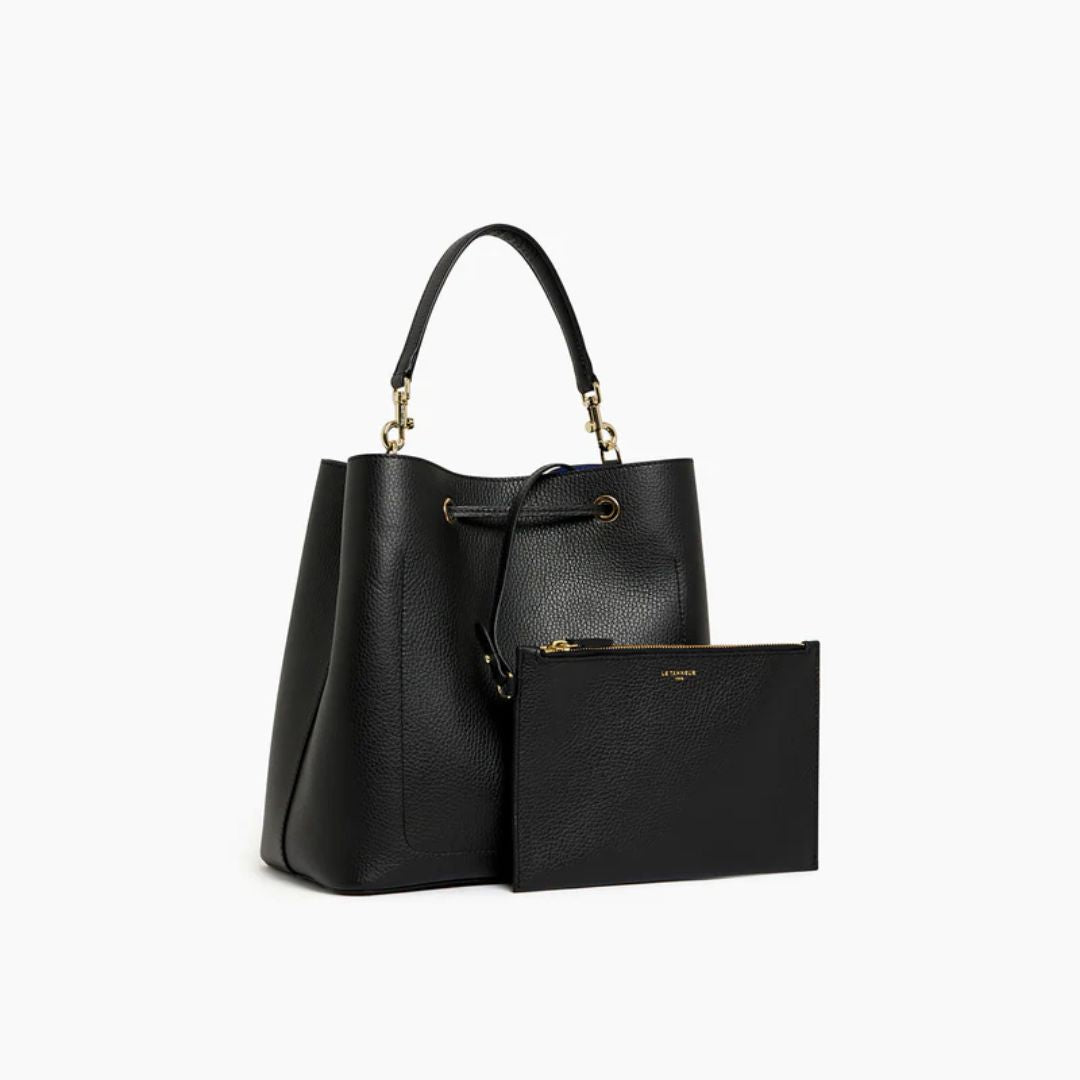Le Tanneur - Sac Seau Collection Louise - Grand Modèle - Noir Le Tanneur