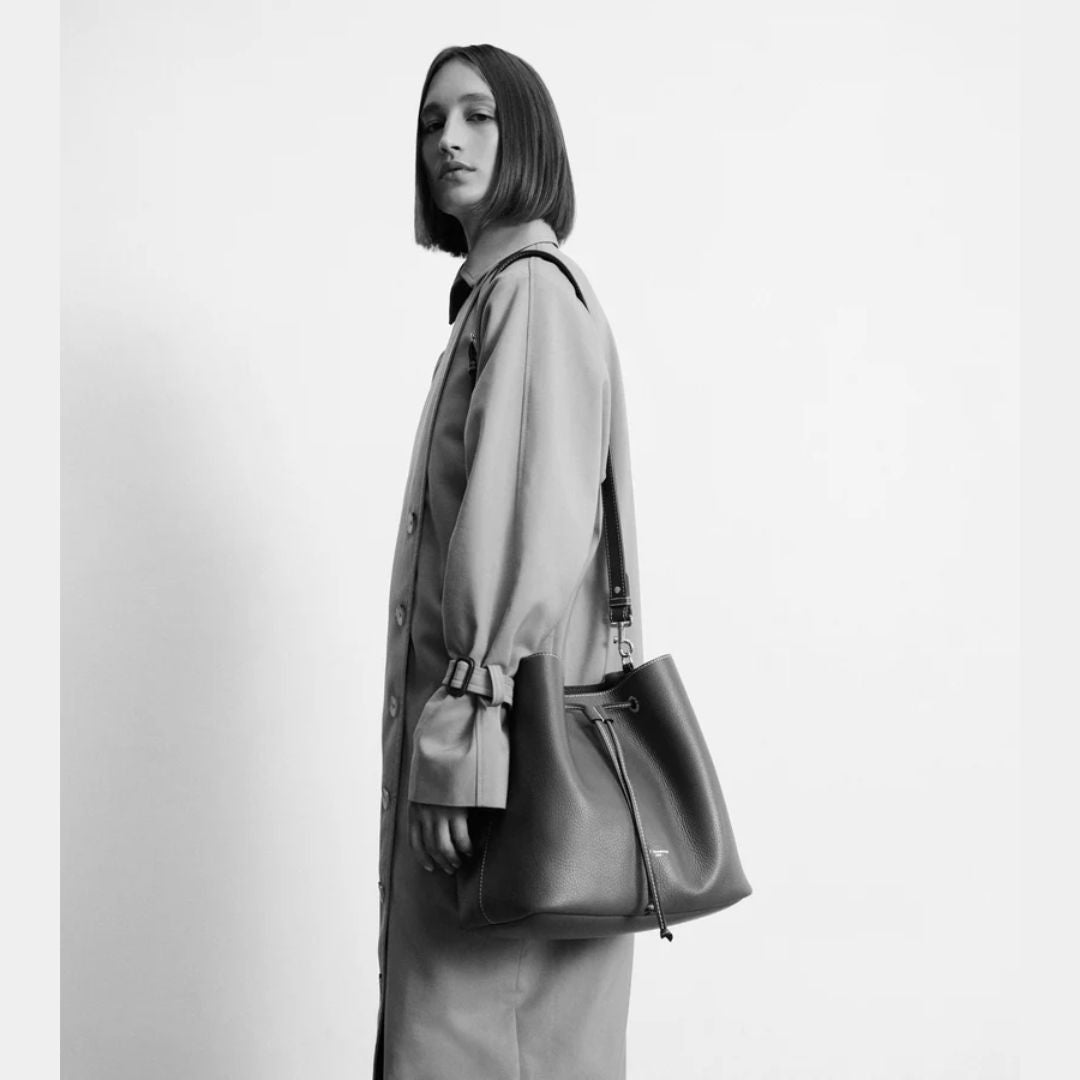 Le Tanneur - Sac Seau Collection Louise - Grand Modèle - Noir Le Tanneur