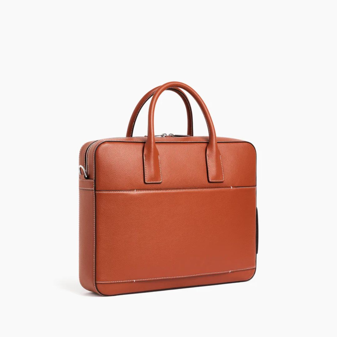 Le Tanneur - Porte Documents - Collection Emile - Acajou Le Tanneur